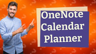 How do I add a calendar planner to OneNote [upl. by Eiwoh]