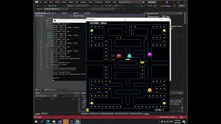 C Pacman  Visual Studio 2022 [upl. by Imotas639]