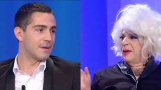 Maurizio Costanzo Show Tommaso Zorzi litiga con Platinette quotFosse la prima voltaquot Nella nuova punt [upl. by Koss]