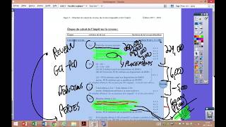 Structure de calcul Revenu Revimp Impôt Captation de cours en classeProf Boivin2017 [upl. by Rebekkah]