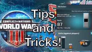 Conflict of Nations WW3  Tips and Tricks  How to Play Better 1 [upl. by Lemmuela71]