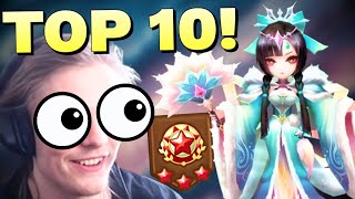 TOP 10 ECHELONS ROAD TO RANK 1 Summoners War [upl. by Leitnahs]