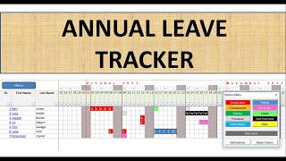 Premium Employee Annual Leave Calendar [upl. by Adel]