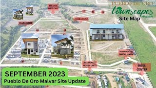 Pueblo de Oro Townscapes Malvar Development September 2023 [upl. by Auqenet]