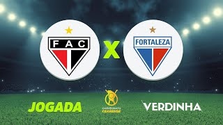 FERROVIÁRIO X FORTALEZA AO VIVO CAMPEONATO CEARENSE  07022024 [upl. by Daphene162]