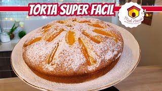 TORTA MATERA con durazno SUPER ESPONJOSA [upl. by Naujed]