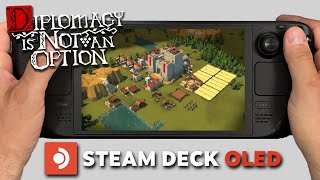 Diplomacy is Not an Option  Steam Deck Oled Gameplay  Steam OS  Tower Defense City Builder [upl. by Aseret]