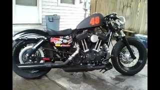 sportster forty eight DRAG HOPPER RAT ROD rat bike [upl. by Krystalle]