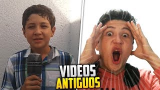 REACCIONANDO a MIS VIDEOS ANTIGUOS Primeros Videos [upl. by Annauqal370]