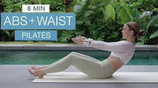 Quick waist toning  arm sculpting pilates workout  Abs  Waist Pilates [upl. by Xavler]