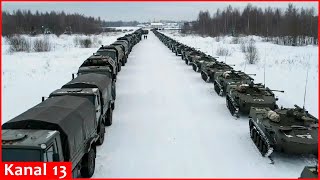 Ukrainian army is strengthening on border with Belarus preparations are being made for any attack [upl. by Tim]