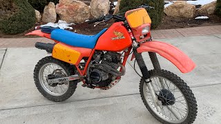 1983 Honda xr350 dual carbs [upl. by Vastah851]