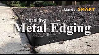 GardenSMART Tips Installing Metal Edging [upl. by Eugaet]