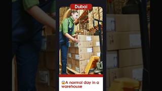 😱A normal day in warehouse 😳WATCH TILL END minivlog vlog dubai dubaijobs shorts 😱 [upl. by Troc]