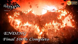 Batman Arkham Knight Final Secreto 100 Español  Protocolo Knightfall Completo  Cancion Joker [upl. by Nwahsear]