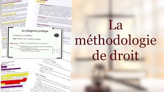 LA MÉTHODOLOGIE JURIDIQUE I ACTU DROIT [upl. by Perkins980]