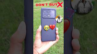 Dont Buy POCO X6 PRO For GAMING 💔❌ shorts [upl. by Idnem]