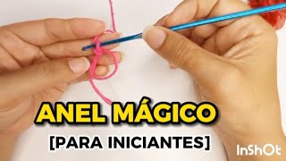 COMO FAZER ANEL MÁGICO DE CROCHÊ para iniciantes [upl. by Glad]