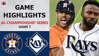 Houston Astros vs Tampa Bay Rays Game 7 Highlights  ALCS 2020 [upl. by Ellenyl]