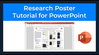 How to Make a Good Research Poster in PowerPoint [upl. by Lyndsie]