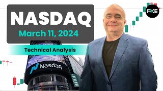 NASDAQ 100 Daily Forecast and Technical Analysis for March 11 2024 by Chris Lewis for FX Empire [upl. by Northington]