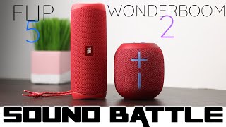 UE Wonderboom 2 VS Flip 5  Sound Battle [upl. by Adaha]