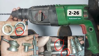 226 Hammer Drill Machine Repair problem  Bit open Problem  Gear  Tools Holder damage problem [upl. by Arras895]