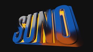 Blender 3D Text Design Blender Tutorial [upl. by Ydna]