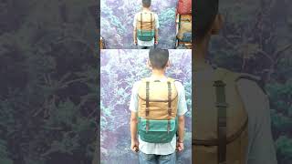 EIGER VOYAGER BACKPACK 25L 1989 BLACK AND KHAKI  shorts [upl. by Ahseat756]