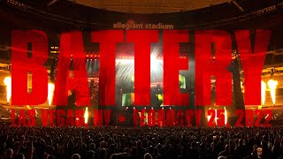 Metallica Battery Las Vegas NV  February 25 2022 [upl. by Middendorf]