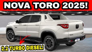 🚨 NÃO COMPRE FIAT TORO AGORA MODELO 2025 VEM COM NOVO MOTOR 22 TURBO DIESEL MUITO MAIS FORTE [upl. by Ciredor]