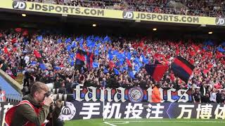 Palace  Huddersfield Holmesdale Display at Kick Off [upl. by Eeimaj]