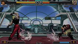 King Of Fighters 2002 Um Individual Mode Triple Round As Iori [upl. by Nellahs]