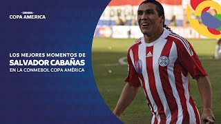 Copa América  Salvador Cabañas el efectivo goleador de Paraguay [upl. by Arrec]