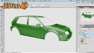 Adobe Photoshop How to Change the Color of a Vehicle [upl. by Fairfax]