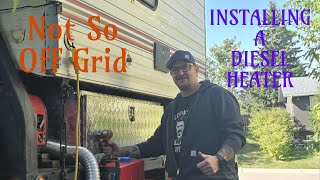 Installing a Vevor 8Kw Diesel Heater on the Camper Rig [upl. by Nosiaj]