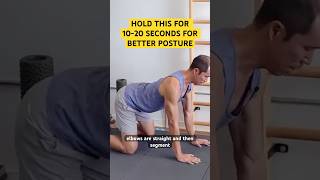 Hold This for 1020 Seconds for BETTER POSTURE posture backstrength [upl. by Symer]