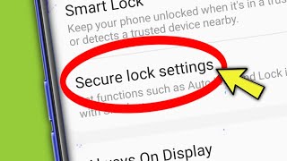 Samsung  Secure Lock Setting f41 [upl. by Le722]