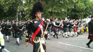 Aberdeen Tartan Day Massed Pipes amp Drums 2010 [upl. by Venola]