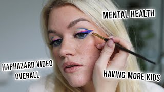 chit chat get ready while doing a graphic liner i continually add to because i cant stop myself [upl. by Evelina]