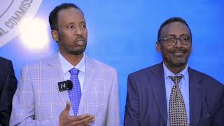 Dr Cabdi Xassan Xajiin oo ah musharax Madaxweyne gudoonsiiyay shahaadada musharaxnimo [upl. by Llenel]