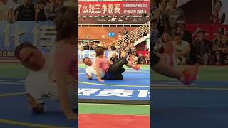 very strong old experience man vs fully energetic strong girl traditional freestyle mixed wrestling [upl. by Hsirrap]