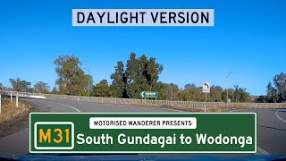 M31  South Gundagai to Wodonga  Daylight Version  Hume Freeway Syd to Melb  Real Time Driving 4K [upl. by Namref]