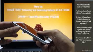 How to Install TWRP Recovery on Samsung Galaxy S3 using Odin [upl. by Tymes]