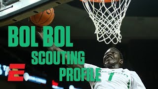 Bol Bol preseason 2019 NBA draft scouting video  DraftExpress [upl. by Lina]