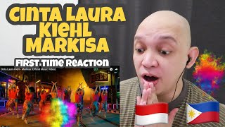 Filipino reacts to Cinta Laura Kiehl  Markisa Official Music Video [upl. by Ellenar]