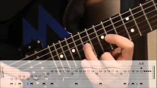 Lick 21  E Phrygian Dominant Metal Lick TAB [upl. by Jet]