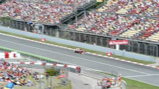 F1 Montmelo GP 2011  Vista Tribuna A [upl. by Eihcir729]