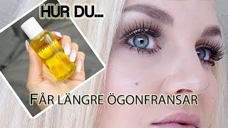 Få Längre Ögonfransar amp Fylligare Ögonbryn DIY ♡ [upl. by Luce]