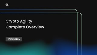 CryptoAgility  Complete Overview  Introduction to Crypto Agility [upl. by Siryt287]